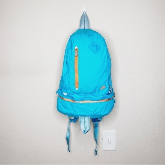Nike Backpack Fanny Pack Blue Orange - Picture 1 of 16